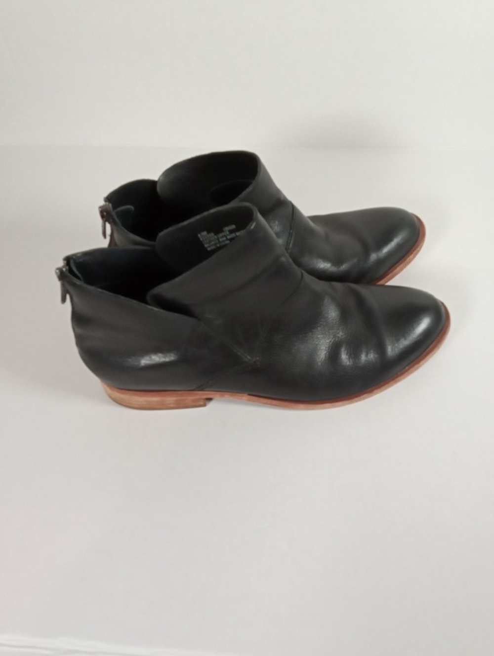 Kork-ease  Womens RYDER boots Soft Upper Leather Ankle Black Womens Size 8.5